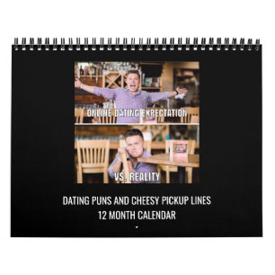 Dating Puns & Cheesy Pickup Lines 12 mo Calendar