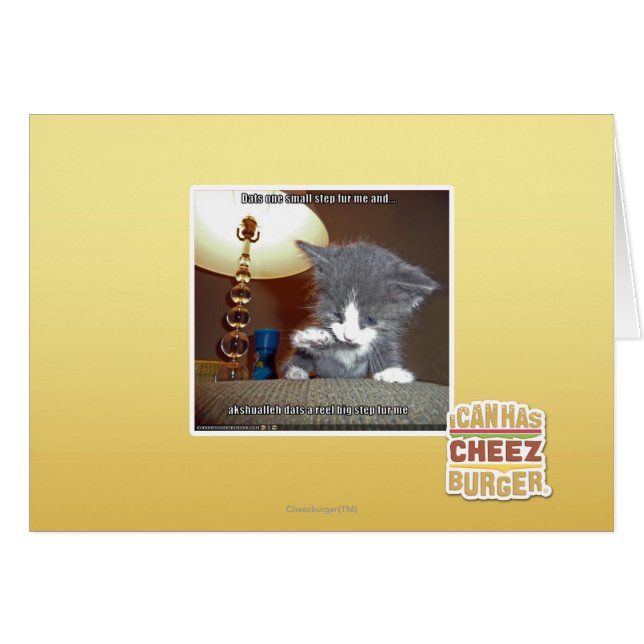 Dats one small step fur me (Front Horizontal)