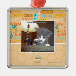 Dats one small step fur me metal tree decoration