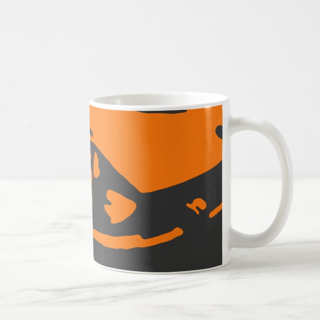 Datsun 240Z Detail, Orange on dark Coffee Mug (Right)