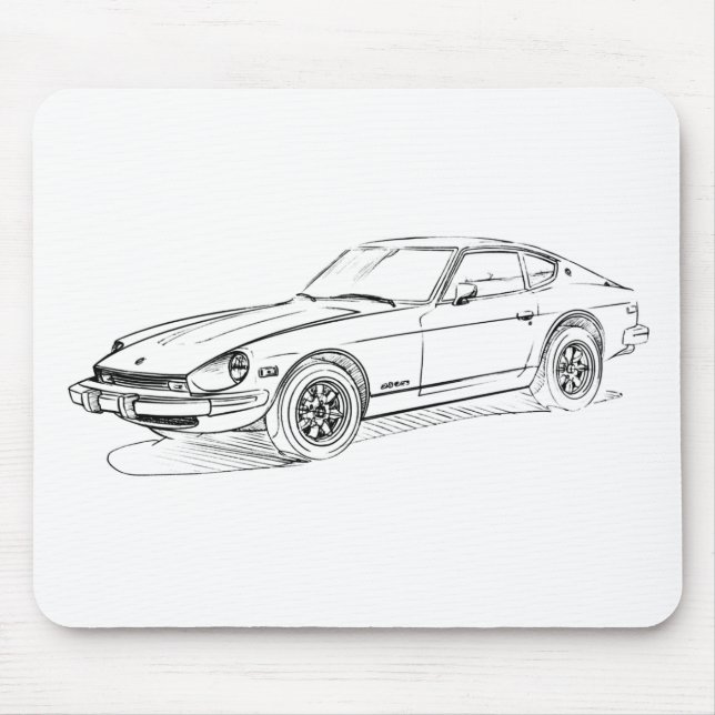 Datsun 280Z Mouse Mat (Front)