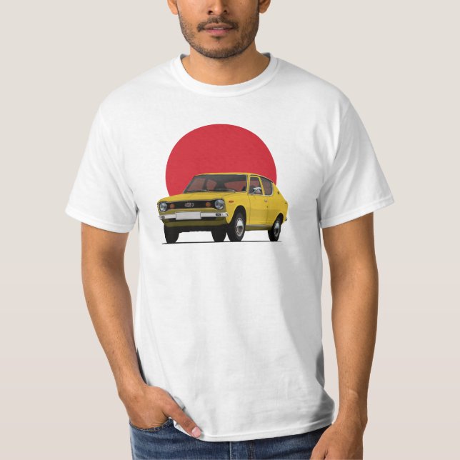Datsun Cherry E10 100A/120A - red sun 9 colours -  T-Shirt (Front)