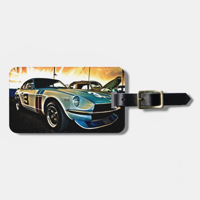 Datsun Z Race car Luggage Tag (Front Horizontal)