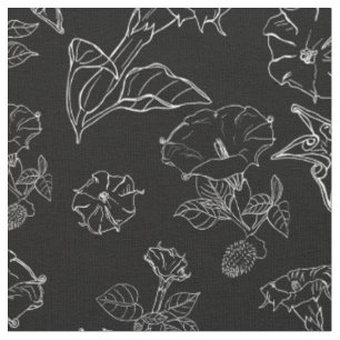 Datura Blooms Fabric