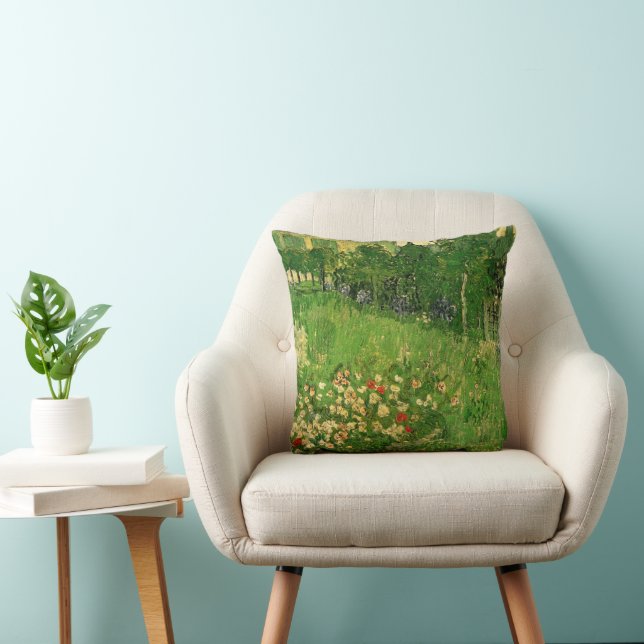 Daubigny's Garden by Vincent van Gogh, Le Jardin Cushion (Chair)