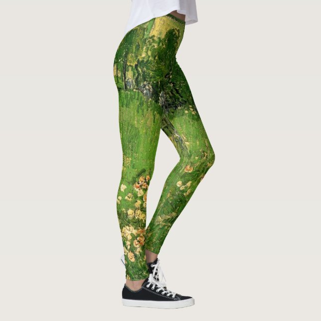 Daubigny's Garden by Vincent van Gogh, Le Jardin Leggings (Right)