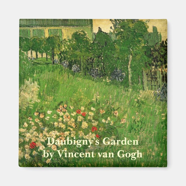 Daubigny's Garden by Vincent van Gogh, Le Jardin Magnet (Front)