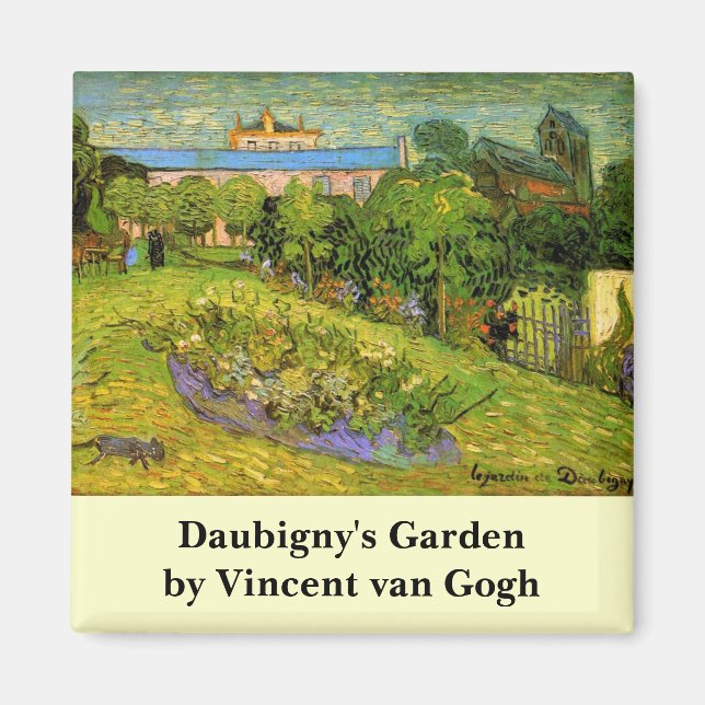 Daubigny's Garden by Vincent van Gogh, Le Jardin Magnet (Front)