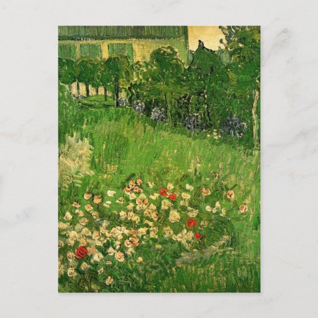 Daubigny's Garden by Vincent van Gogh, Le Jardin Postcard (Front)