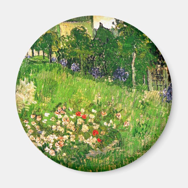 Daubigny's Garden Van Gogh Fine Art Magnet (Front)