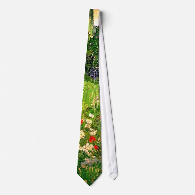 Daubigny's Garden Van Gogh Fine Art Tie (Front)