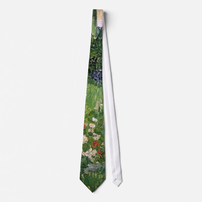 Daubigny's Garden Van Gogh Fine Art Tie (Front)