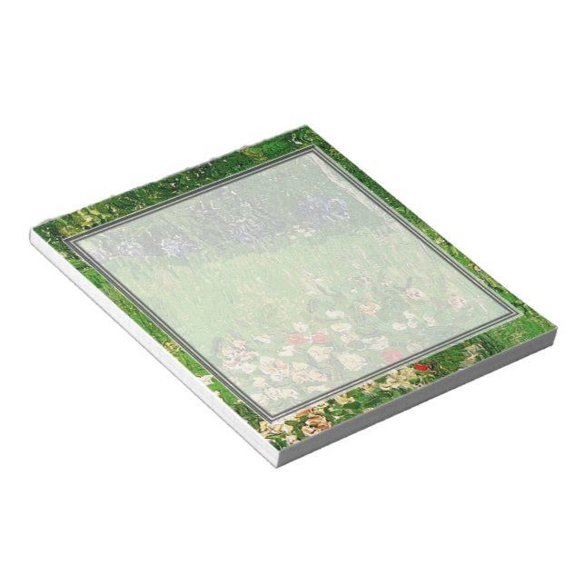 Daubigny's Garden, Vincent Van Gogh. beautiful Notepad (Angled)