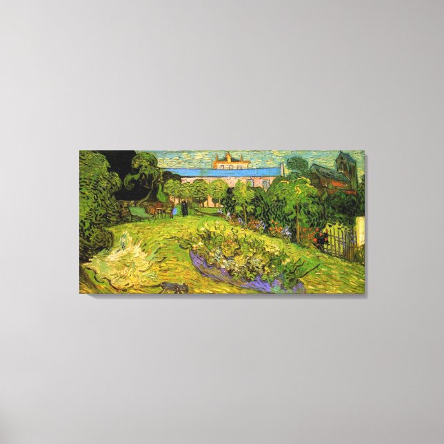 Daubigny's Garden, Vincent Van Gogh Canvas Print (Front)