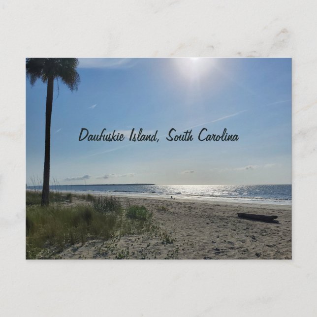 Daufuskie Island Hilton Head South Carolina Beach Postcard (Front)