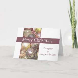daughter and daughter-in-law  Merry Christmas card