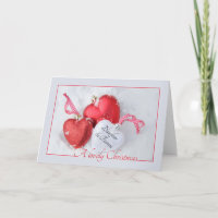 Daughter and Fiancee  Merry Christmas card