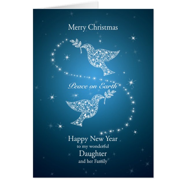 Daughter and her family, Doves Christmas (Front)