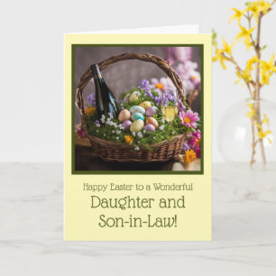 Daughter and Son in Law Cute and Funny Easter Card