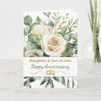 Daughter and Son in Law Wedding Anniversary Roses