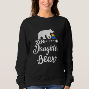 Daughter Bear Lgbt Lgbtq Rainbow Pride Gay Lesbian Sweatshirt