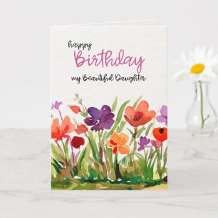 Daughter Birthday Card
