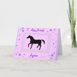 Daughter Birthday Card, Horse Card