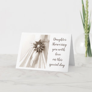 **DAUGHTER** BRIDAL SHOWER - SHOWER LOVE TO YOU INVITATION