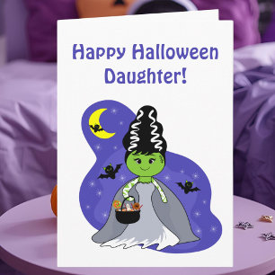 Daughter Bride of Frankenstein Halloween  Card