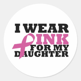 daughter classic round sticker