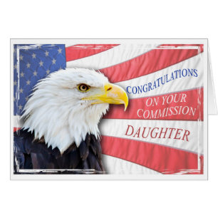 Daughter,commissioning with a bald eagle