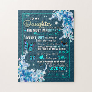Daughter Gift Letter To My Daughter From Mum Jigsaw Puzzle