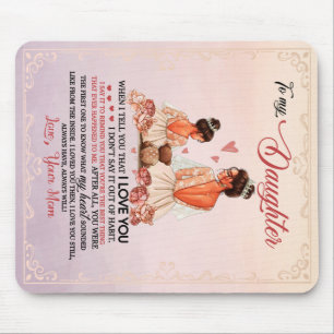 Daughter Gift Letter To My Daughter From Mum Mouse Mat