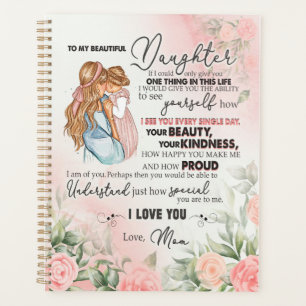 Daughter Gift   Letter To My Daughter From Mum Planner