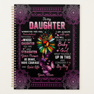 Daughter Gift Letter To My Daughter From Mum Planner