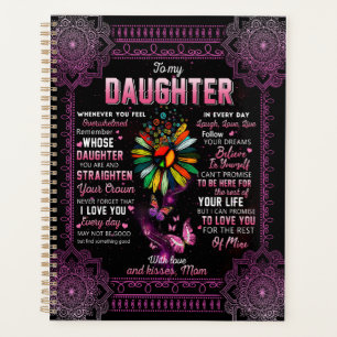 Daughter Gift Letter To My Daughter From Mum Planner