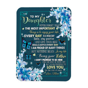 Daughter Gifts Letter To My Daughter From Dad Magnet