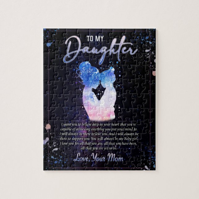 Daughter Gifts | Letter To My Daughter From Mum Jigsaw Puzzle (Vertical)