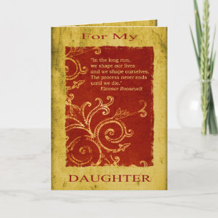 Daughter Graduation/Birthday Card