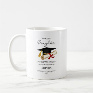 Daughter Graduation Congratulations Keepsake Coffee Mug