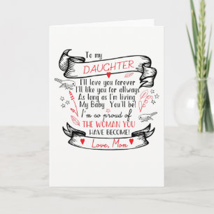 Daughter Greeting Card from Proud Mum