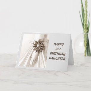 DAUGHTER **HAPPY 21st BIRTHDAY** Invitation