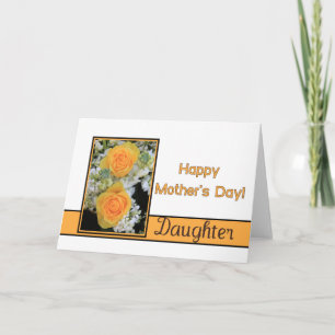 Daughter   Happy Mother's Day rose card