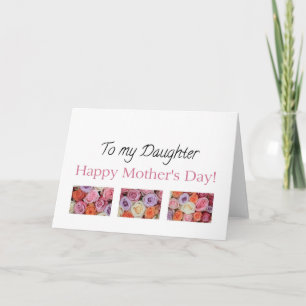 Daughter   Happy Mother's Day rose card