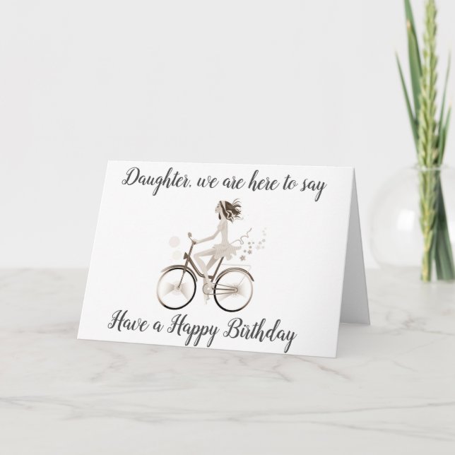 ***DAUGHTER*** HAVE AN ENJOYABLE BIRTHDAY!!!! CARD (Front)