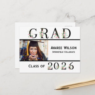 Daughter High School Graduation Postcard