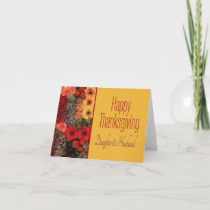 Daughter & Husband  Thanksgiving Card