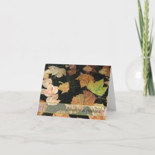 Daughter & Husband  Thanksgiving Card