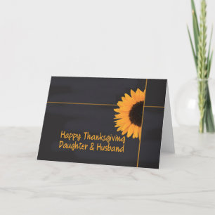Daughter & Husband  Thanksgiving Card
