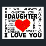 Daughter I Love You Poster<br><div class="desc">Daughter I Love You</div>